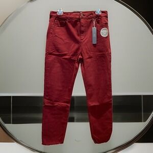 Tractr Premium Denim Collection "Mona" High Rise Crop Slim Fit Stretch 12/31 NWT